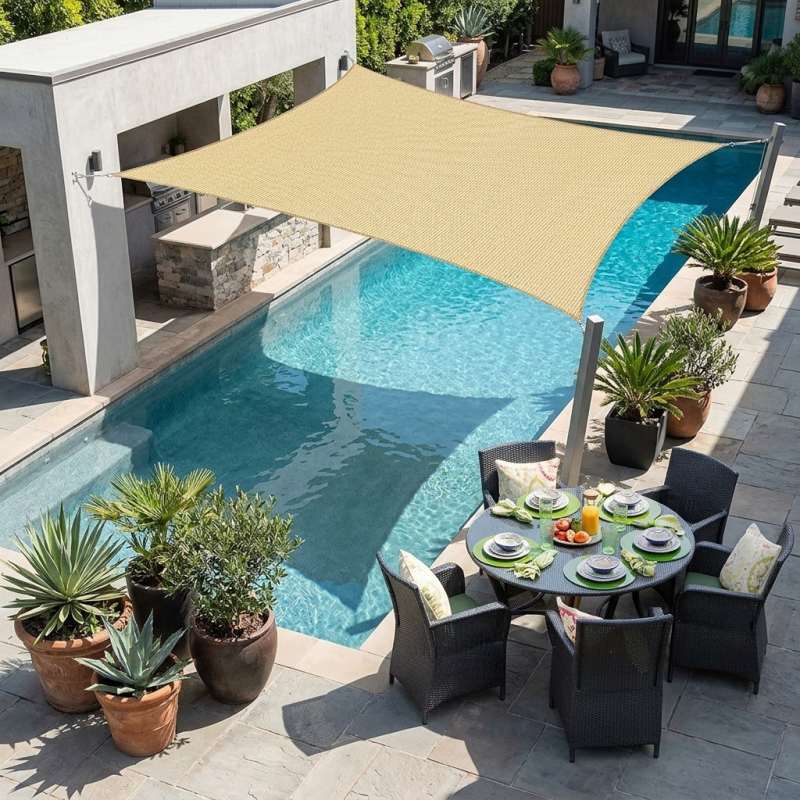 HDPE Shade Sail 홈 양산 제품